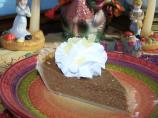 Pumpkin Pie With Ginger Topped Whipped Cream