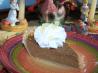 Pumpkin Pie With Ginger Topped Whipped Cream. Recipe by Rita~
