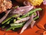 Sauteed Green Beans and Red Onion