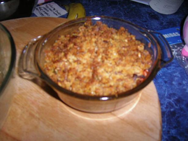 Tomato Crumble Pie. Photo by **Mandy**