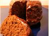 Glazed Chocolate Mini Loaves. Recipe by Redsie
