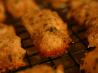 Parmesan-Garlic Chicken Strips. Recipe by KPD
