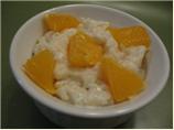 Rice Pudding With Vanilla Bean, Orange and Rum