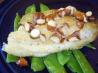 Pan Seared Tilapia With Almond Browned Butter and Snow Peas. Recipe by Riverlivin'