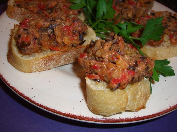 Roasted Eggplant (Aubergine) Spread. Photo by Chef*Lee