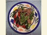 Gingery Beef Strips. Photo by duonyte