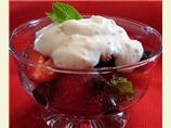 Berries Salad With Whipped Ricotta Cream