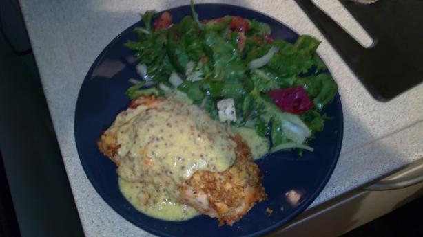 Sauce for Chicken Cordon Bleu. Photo by isabelydancer00