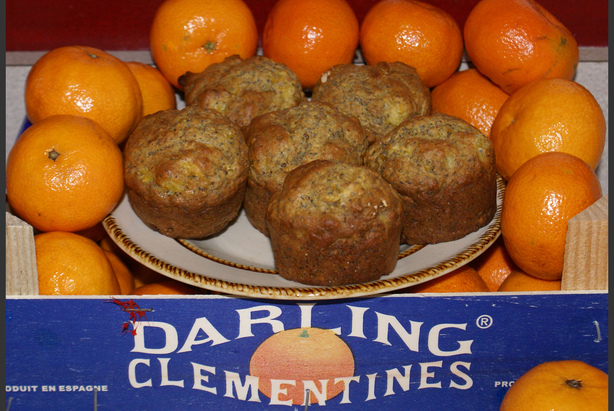 Clementine Poppy Seed Muffins. Photo by lynmoz