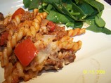 Pasta With Ground Beef and Tomato