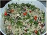 Wild Oats Greek Orzo and Spinach Salad