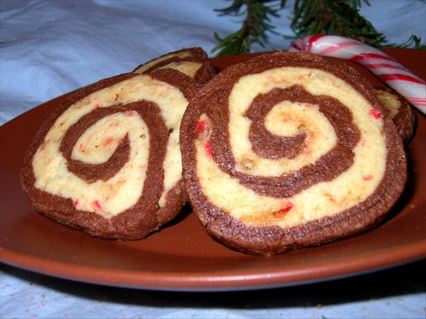 Chocolate Peppermint Pinwheel Cookies. Photo by justcallmetoni