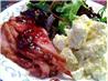 Cherry Ginger Glazed Ham