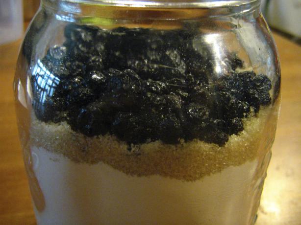 Blueberry Pancake Mix in a Gift Jar. Photo by V'nut-Beyond Redemption