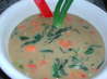 Cream of Yam and Spinach Soup. Recipe by BumblingB's