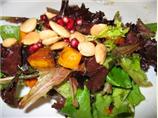 Roasted Butternut Squash, Marcona Almond & Pomegranate Salad