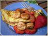 Strawberry Banana Omelet. Recipe by CrystalRN