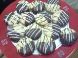 Chocolate Dipped Peanut Butter Sandwich Cookies