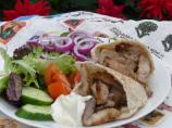 Greek-Style Pork Gyros Plate