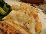Cheesy Sweet Potato and Cauliflower