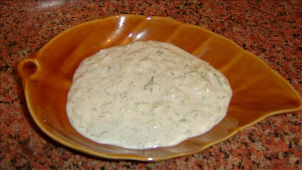 Egyptian Garlic Yogurt Cucumber Salad. Photo by cooking in cairo...