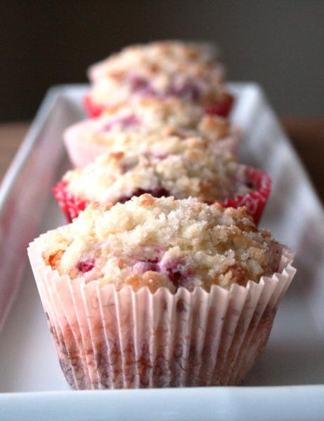 Mimi's Raspberry and Lemon Muffins With Streusel Topping. Photo by Cookin-jo