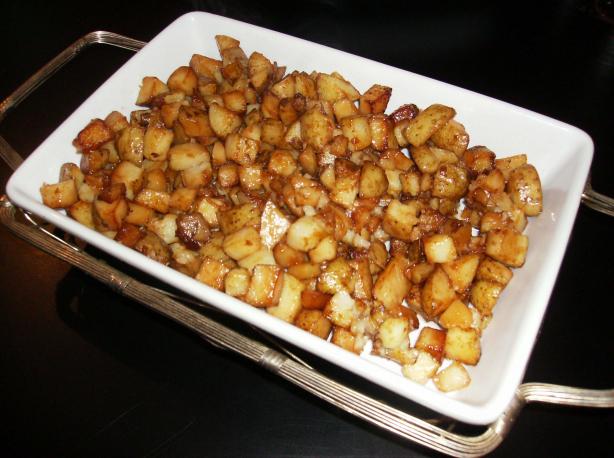 Diced Potatoes in Soy Sauce. Photo by mersaydees