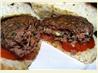 Italian-Stuffed Burgers. Recipe by Brenda.