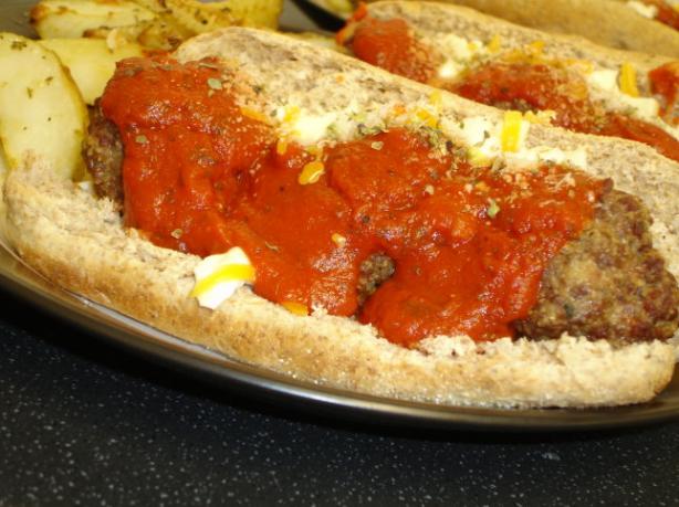 Ooey-Gooey Meatball Submarine Sandwich. Photo by Sarah_Jayne