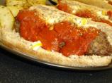 Ooey-Gooey Meatball Submarine Sandwich