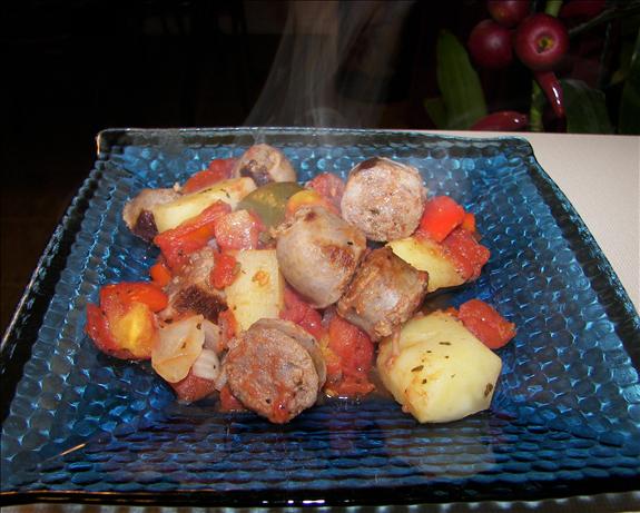 Italian Sausage and Potato Casserole. Photo by Baby Kato