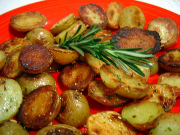 Crispy Rosemary Potatoes. Photo by :(