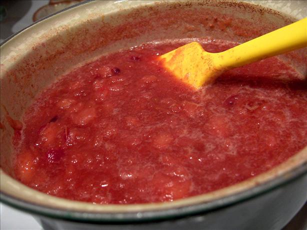 Cranberry Applesauce - No Sugar Added. Photo by Derf