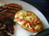 Fontina and bell pepper baked potato topping