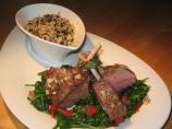 Lamb Chops With Red Wine and Rosemary Sauce