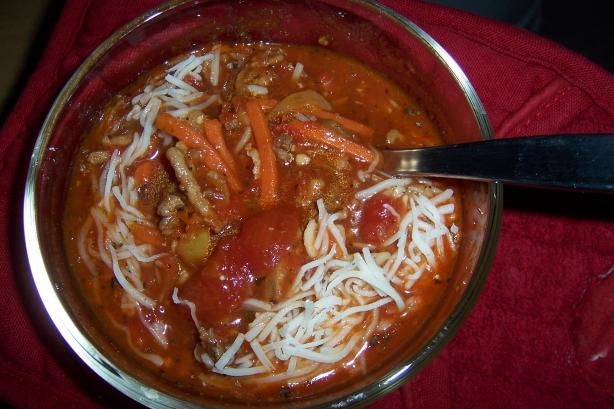 Rogene's  Italian Vegetable Soup. Photo by Hill Family