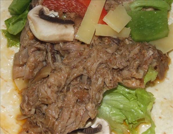 Seasoned Shredded Slow Cooker Pork. Photo by Peter J