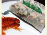 Rice Paper Tuna Salad Roll