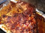 Delicious Oven-Baked Cranberry Barbecue Chicken (Or Turkey Legs)