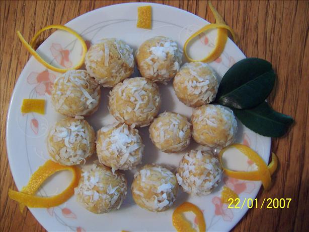 Quick Coconut Orange Balls. Photo by God's_sugarcookie