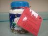 White Christmas Cherry Bars in a Jar. Recipe by Redneck Epicurean