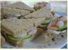 Cucumber Shrimp Tea Sandwiches. Recipe by Redneck Epicurean