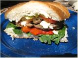 Roast Beef and Red Pepper Sandwiches