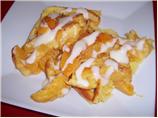 Abby's Peaches 'n Cream Oven-Puffed Pancakes