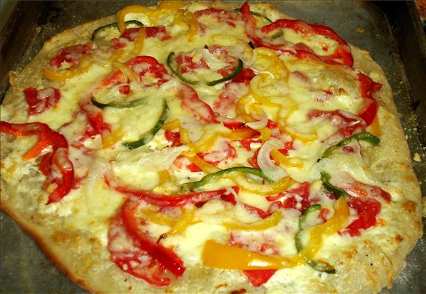 Peasant Pizza With Goat Cheese. Photo by mammafishy