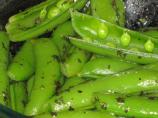 Healthy Fast and Easy Minted Sugar Snap Peas. Photo by BarbryT