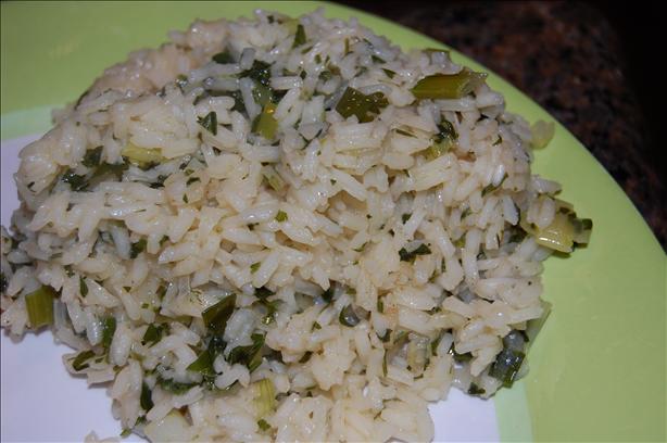 Green Rice. Photo by Juenessa