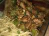 Chicken With Walnuts, Bell Peppers (Capsicum) and Green Onions. Recipe by Leggy Peggy
