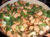 Chicken With Walnuts, Bell Peppers (Capsicum) and Green Onions