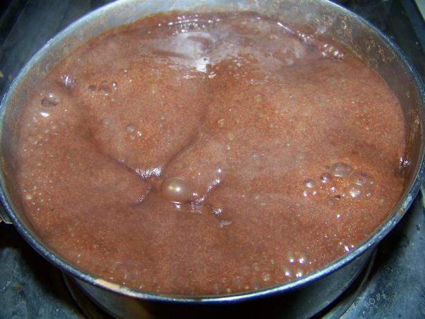 Grammy's Chocolate Sauce. Photo by Mimi in Maine